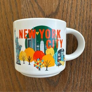 Starbucks New York City Mini Ceramic Ornament Mug Discovery Series 2oz